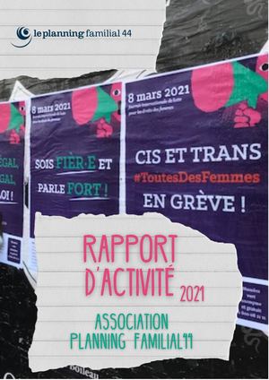 Rapport D'activité Planning Familial 44 2021