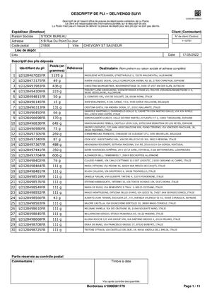 My Delivengo Profil Bordereau Du 17 05 2022