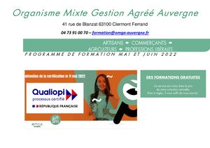 Calendrier De Formation Mai Juin 2022 1605 Sans Liens Inscription