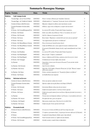 Toscana rassegna stampa 19.05.2022