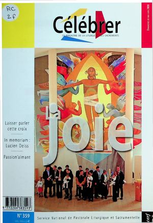 Célébrer 359 - Avril 2008