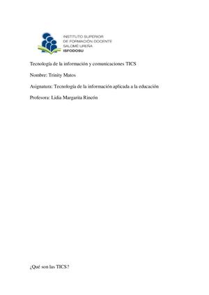 Calaméo - Tecnología De La Información Y Comunicaciones Tics Pdf