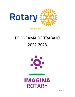Presidenta Nora Tamayo Plan