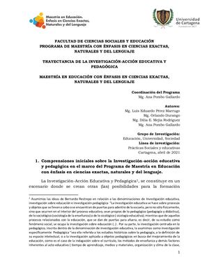 Trayectancia Investigativa I A E P