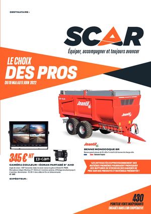 Catalogue Scar Promo Ete 2022