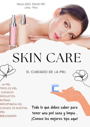 SKIN CARE- CUIDADO DE LA PIEL