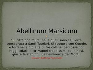 Abellinum Marsicum