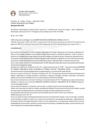 Resolucion 295 03 Modificatorio Del Decreto 351 79