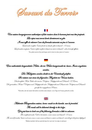 Les Saveurs Du Terroir