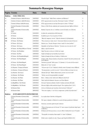 Firenze rassegna stampa 21.05.2022