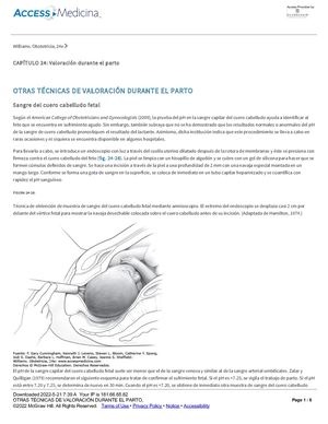 Otras Técnicas De Valoración Durante El Parto