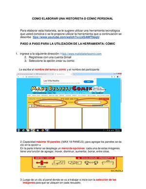 Paso Apaso Crear Comic