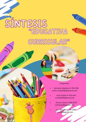 Revista Sintesis Curricular