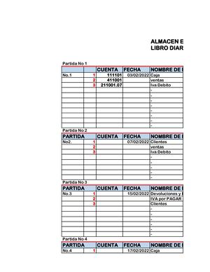 Primera Tarea De Contabilidad