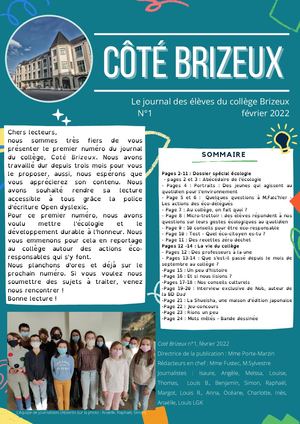Journal Collège N°1