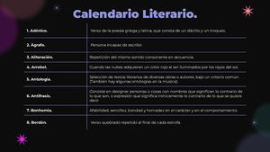 Calendario Literario 17