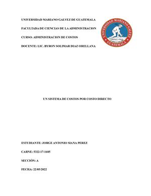 Trabajo Final Admon De Costos De Produccion