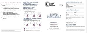 Bulletin Abonnements Orchestre CE Saison 22-23