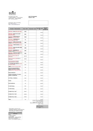 Bon De Commande Dvd Media