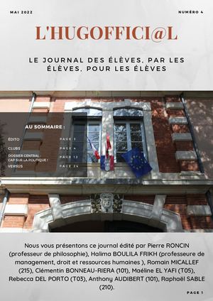 Le Journal Des Lycéens, Pour Les Lycéens, Par Les Lycéens Compressed