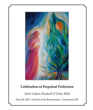 Final Profession Booklet - Sister Colleen O'Toole