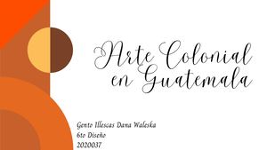 Arte Colonial En Guatemala