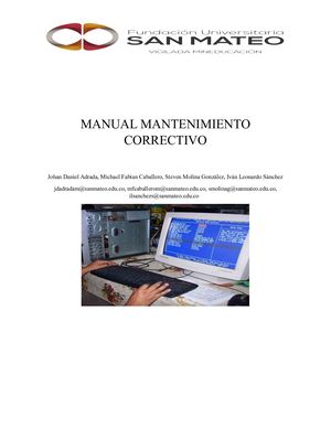 Manual Mantenimiento Correctivo