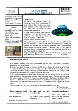 Journal De L'an 3000 6D