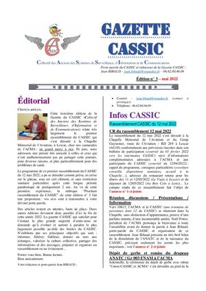 Version Gazette Cassic N° 3