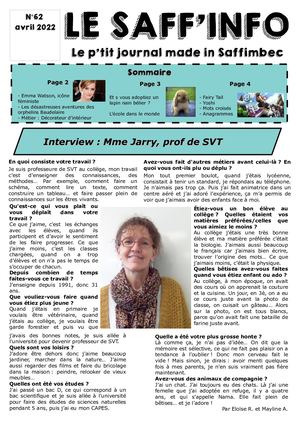 Le Saff Info N°61 Avril 2022