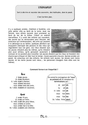 Imparfait Vs Pc2 5 10