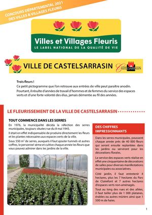 Villes Et Villages Fleuris 2021