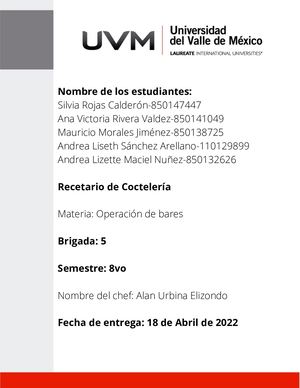 Recetario Brigada 5 Final