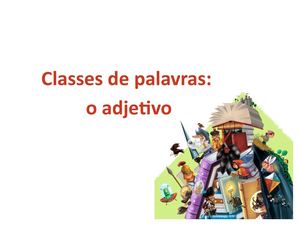 O Adjetivo