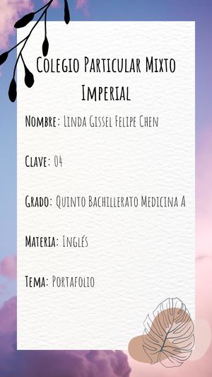 04 Felipe Chen, Linda Gissel Portafolio Segunda Unidad Inglés