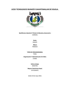 Tipos De Organigramas Org Adm