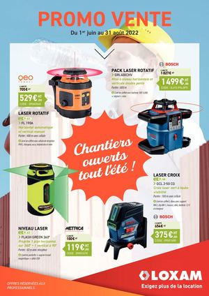 Chantiers ouverts tout l'été