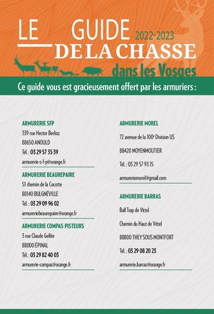 FDC88_2022-2023_Guide de la chasse dans les Vosges