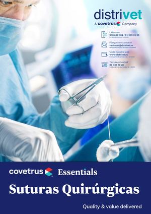 Distrivet Cátalogo Suturas Marca Covetrus 2021 Md
