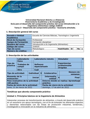 Guía Para El Desarrollo Del Componente Práctico Unidad 1 Tarea 3 Desarrollo Del Componente Práctico Escenario Simulado