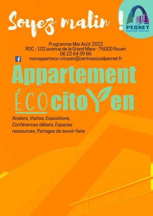 Mon Appartement éco-citoyen de Rouen ! de Mai à Août 2022