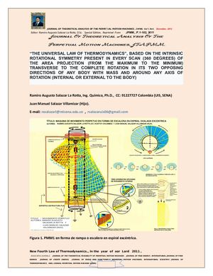 New Journal Perpetual Motion New Revolution In Thermodynamics, As A Future Evolution Of The Same Laws Of Thermodynamics