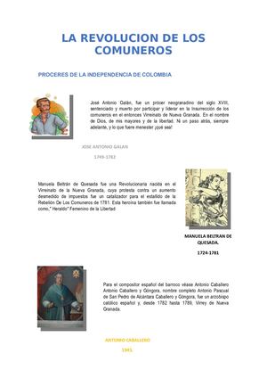 La Revolucion De Los Comuneros