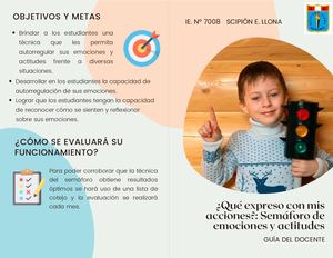 Semáforo De Emociones Y Actitudes