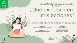 Semáforo De Emociones Y Actitudes