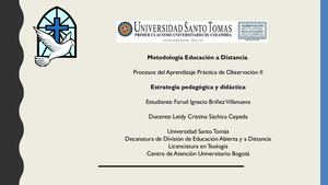 Estrategia Pedagogica Didactica