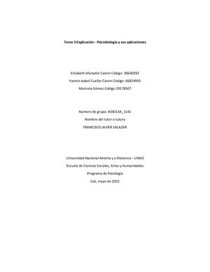 Tarea 4 Análisis Psicobiología Y Otras Disciplinas Biomédicas Colaborativo