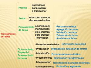 Cuadro Sinoptico Procesamiento De Datos