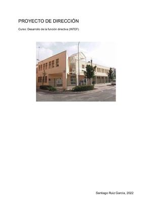 Proyecto Dirección Intef 2022