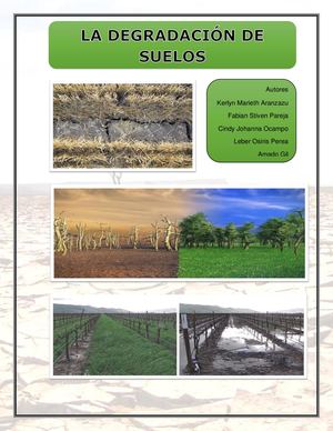 La Degradacion De Suelos